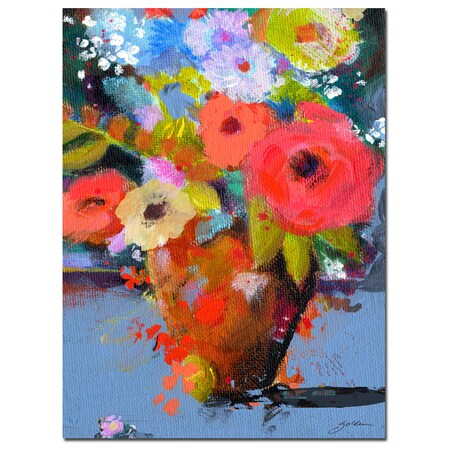 Trademark Fine Art Sheila Golden 'Bouquet for Monica' Canvas Art, 24x32 SG082-C2432GG